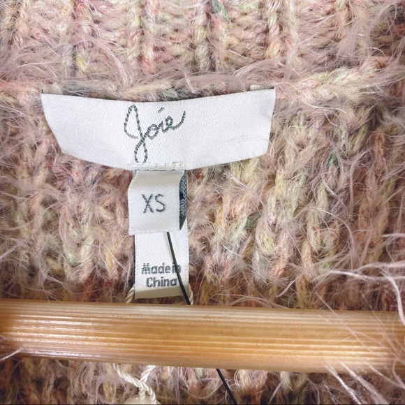 Joie Pink Markita Eyelash Knit Pullover Sweater - Picture 8 of 10